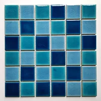 Tianhu Blue 48 гранул тонкие ледяные трещины