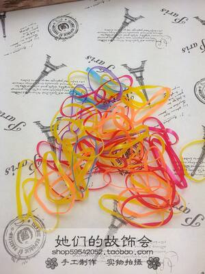 Head accessories, hair accessories, hair curls, tools, rubber bands, hair ties, hair ties, hair bands, 50 pieces at price