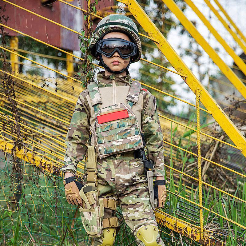 Summer camp python camouflate suit children to perform a special soldier's summer primary school children's tactical frog clothing preparation