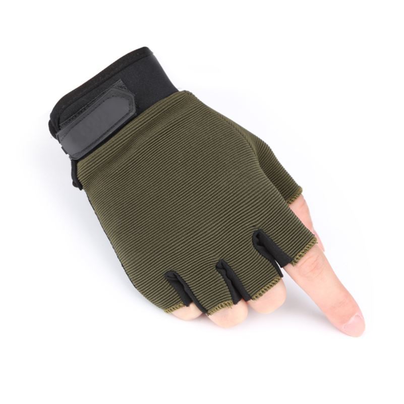 Anti-cutting stab-proof tactical glove Black Hawk ultra-thin combat semi-finger glove Summer riding gloves anti-slip and breathable abrasion resistant