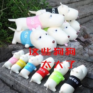 Wholesale large cartoon car decoration bamboo charcoal bag long mouth dog car interior decoration deodorant deodorant custom dog gift