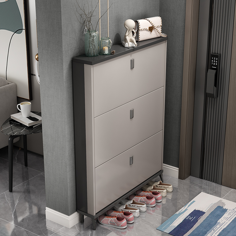 Ultra-slim shoe cabinet doorway Home tipping-in-the-door-in-the-door-in-the-door integrated 2023 new exploits easy to contain shoe rack-Taobao