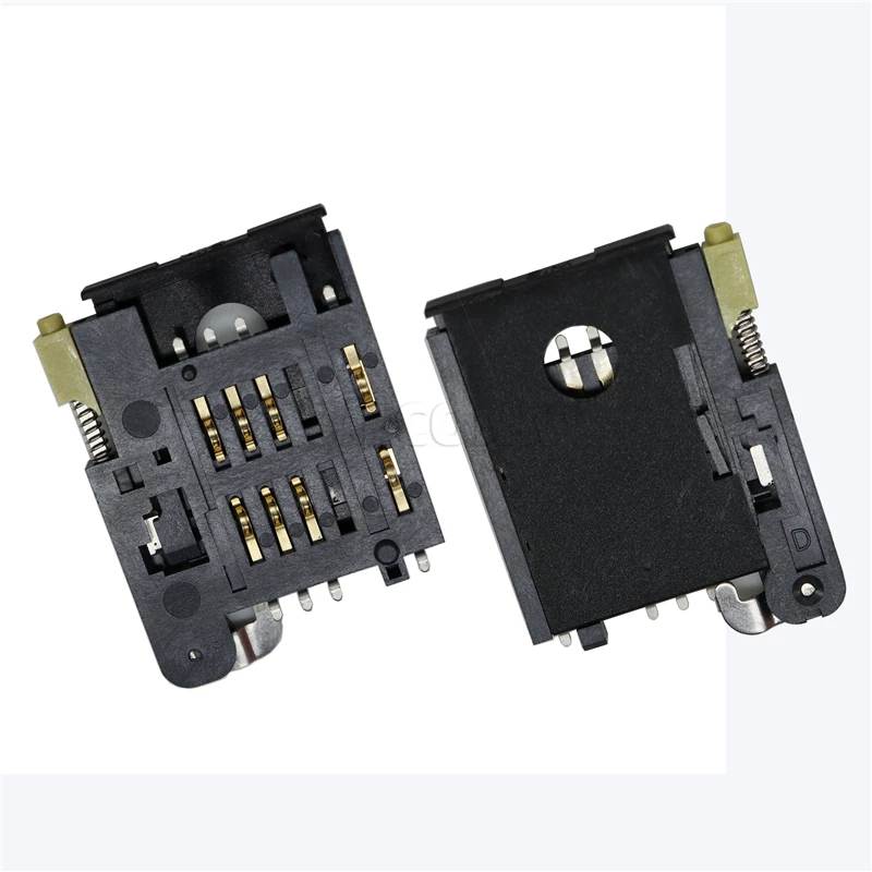 Держатель SIM-карты KF-016MUP-C706 слот для карт 6+2P ящик с позиционирующим столбиком GPS-навигация с лотком для карт