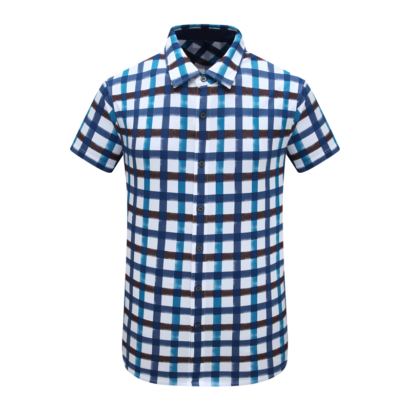 Ca713 Kanudil Summer Men's Short Sleeve Shirt Cotton Versatile Business Casual Top Stretchable Ca713 Kanudil Summer Men's Short Sleeve Shirt Cotton Versatile Business Casual Top Stretchable
