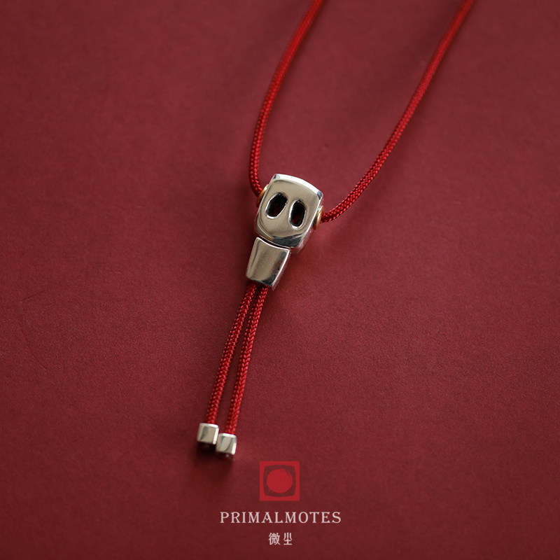 (Micro Dust out of the product) Wenplay Handstring Robot Buddha Skull Seed Tee Candida Pearl Accessories with Hundred Sesame Seed Ornaments