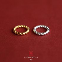 (produced by dust) handmade twist running around Wen play beads accessories passion seed gold and silver spacer beads