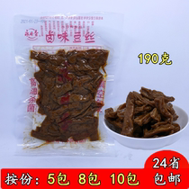 (5 packs of 10 packs) Fuzhou Yongri fragrant Bean shred Big Bag 190g tofu skin vegetarian dried bean