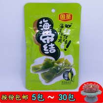 (By share) Guo Sheng pepper flavor kelp Putian national Holy Pickles Pickles 60 grams aquatic kelp snacks
