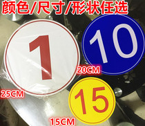 Number cabinet sticker Internet cafe table number plate Seat Number Number Number Number hand plate number number plate