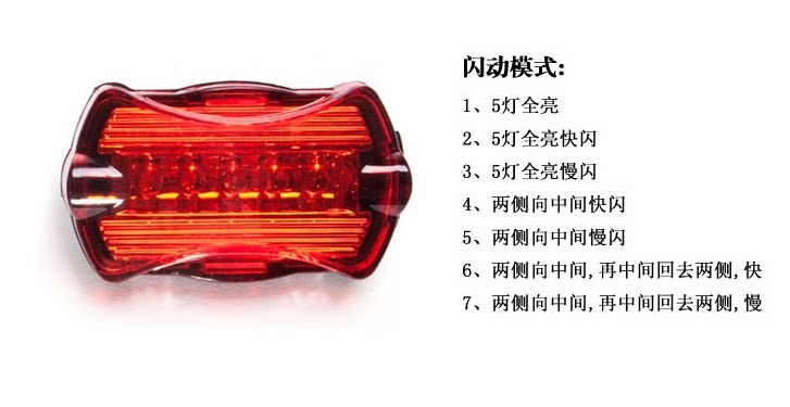 Lumière vélo - Taillights - Ref 2403491 Image 5