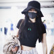 ເສື້ອຍືດ Butterfly 0 summer dress ins super hot high waist exposed navel
