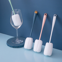 Washing cup Divine Instrumental Wash Cup Brushed Milk Bottle Cleaning Brush Long Handle Without Dead Angle Sponge Small Brush Water Cup Tea Stains