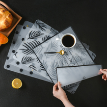 Nordic minimalist EVA waterproof and oil-proof table mat Western placemats household steak mat bowl mat thermal insulation mat cup mat