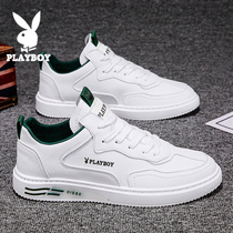 Flowers Playboy Men Shoes Summer Small Whiteboard Shoes Genuine Leather 2022 New Spring Autumn Men 100 Hitch Casual Sports Tide Shoes