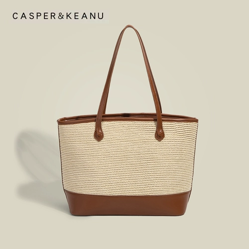 Оригинальная соломенная сумка через плечо, универсальная пляжная сумка на одно плечо