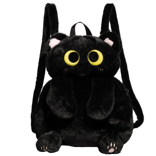 Кукла, демисезонный рюкзак, мультяшный милый высококачественный плюшевый ранец, кот