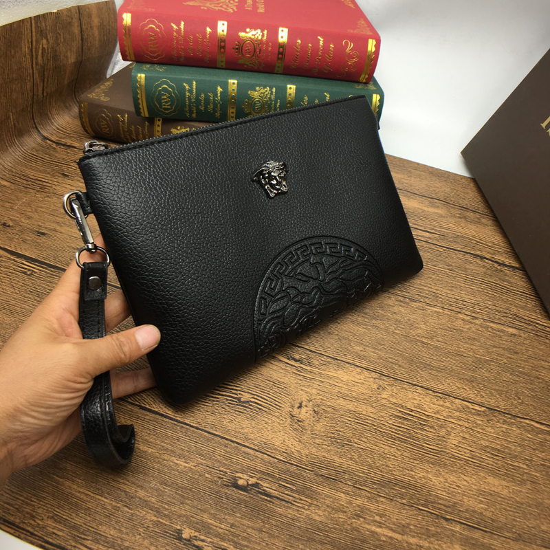 Men's bag spirit Social small group Handbags Men's handbag Fast Hand Red Man same handbag Wallet Clip Letter Enveloping