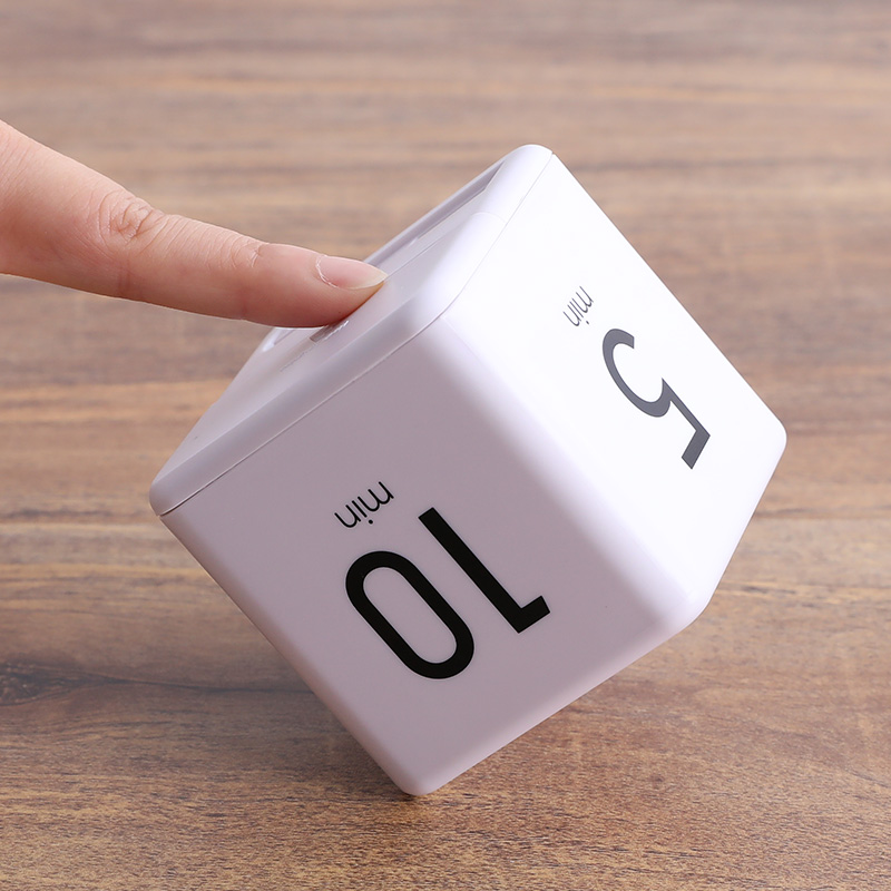 Gravity Induction Cooking Timer Kitchen Minimalist Square Countdown Timer Home Student Time Silent Reminder-Taobao