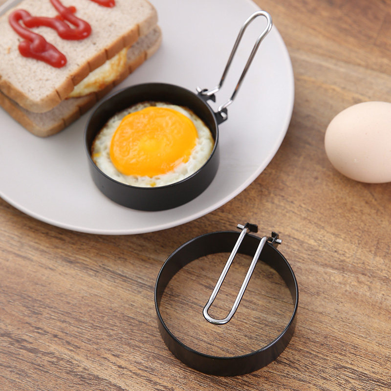 Iron Spray Nonstick Frying Egg Circle Home Round Omelets Model Thickened Mini Breakfast Theorizer Sunegg Eggs Mold-Taobao