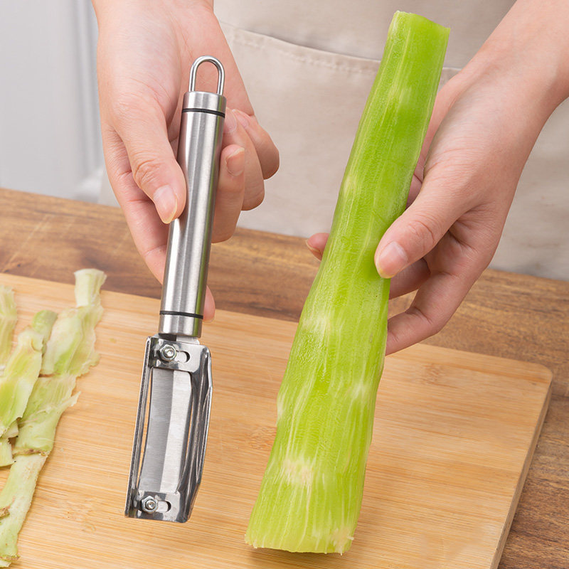 Adjustable lettuce peeling knife stainless steel winter melon Pumpkin Scraping Leather high strength Fruit cane Goncet special planing-Taobao