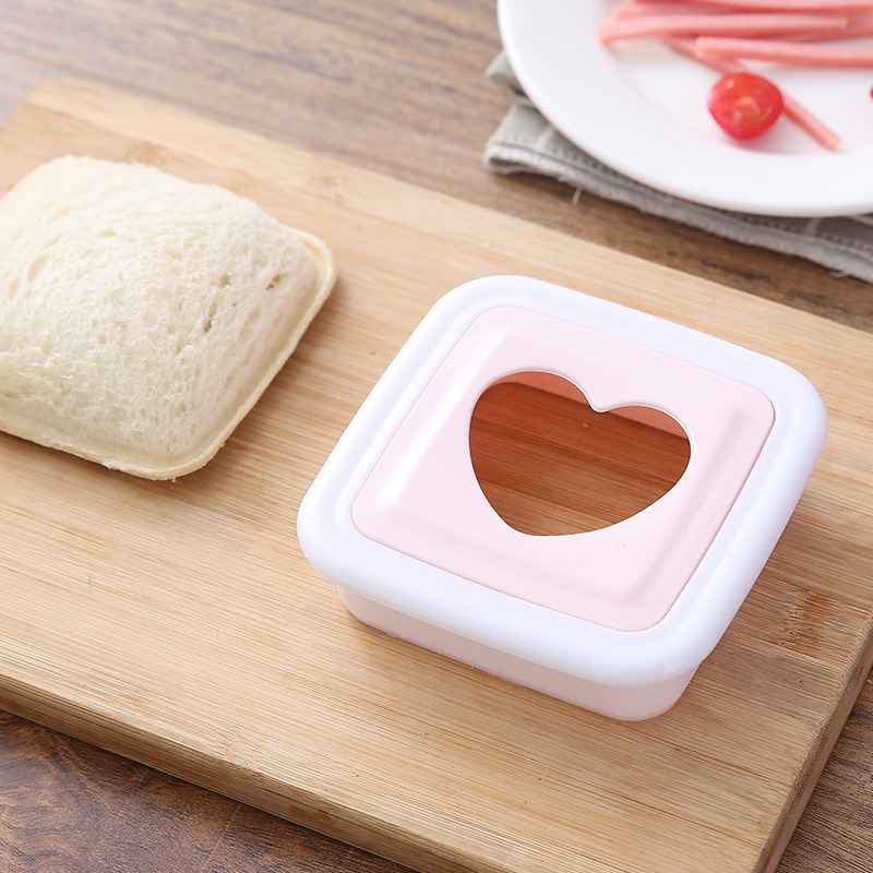 Creative Sandwich maker Pocket bread Bento Toast box mold Japanese DIY portable onigiri bread machine