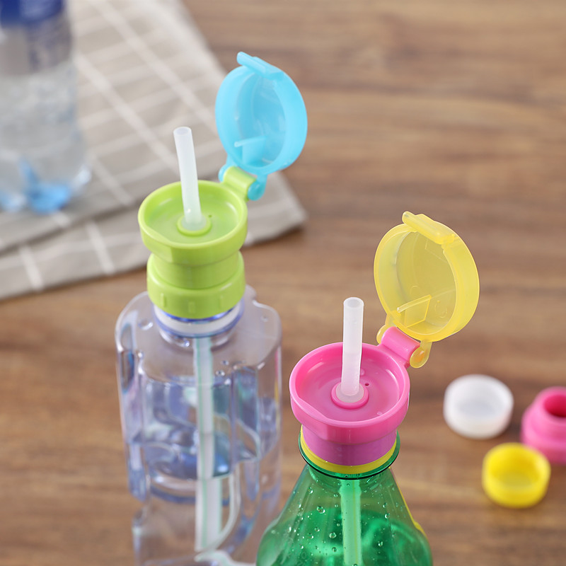 Children drinking water theorizer universal drink mineral water bottle lid conversion joint with straw elderly baby anti-choking accessories-Taobao