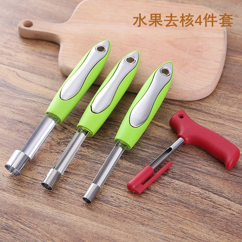 Fruit goes to nuclear device 4 pieces of red date Yang Mesa hawthorn Go to nuclear apple crammy tool stainless steel to cottonseed machine