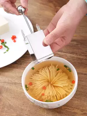 Fancy tofu shredding knife 304 stainless steel Vince tofu making mold Cold vegetable daisy tofu modeling tool