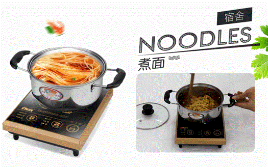 Bếp nhỏ cảm ứng nhỏ nhà sinh viên ký túc xá đặc biệt cung cấp nấu mì luộc trà 1-2 người tiết kiệm pin tiết kiệm năng lượng bếp từ canzy cz 08i