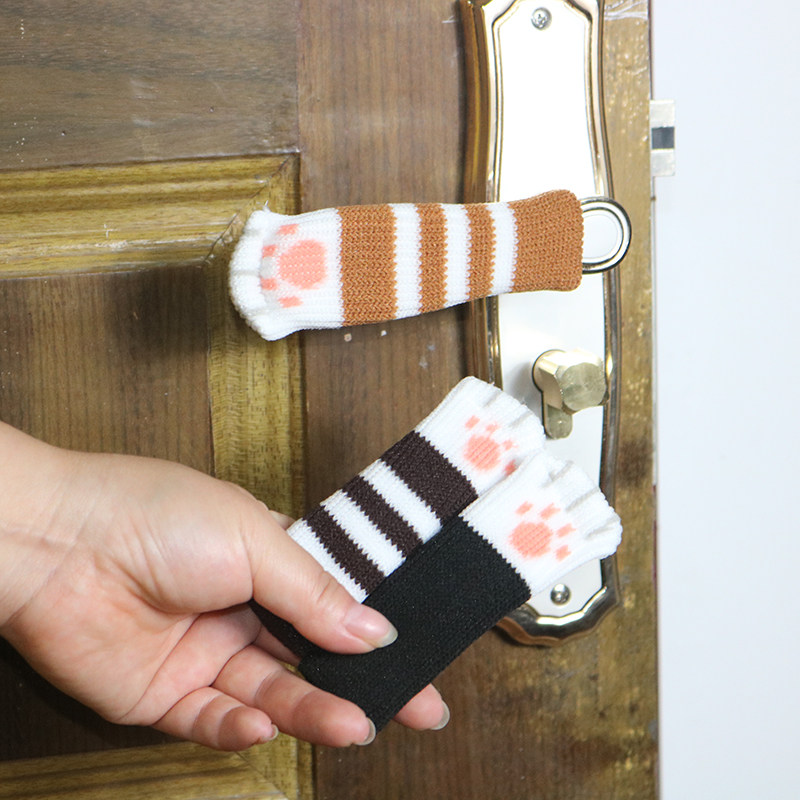 Door handle Anti-collision cushion protective sheath cloth Double children's baby anti-touch safety protective antistatic room door handle