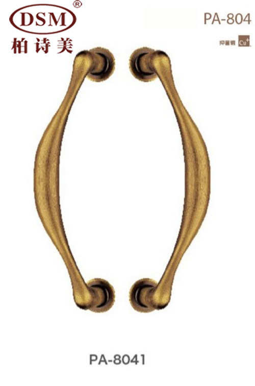 Bai Shimei solid antibacterial copper handle PA-804 is suitable for public places, hospitals, schools, wooden doors