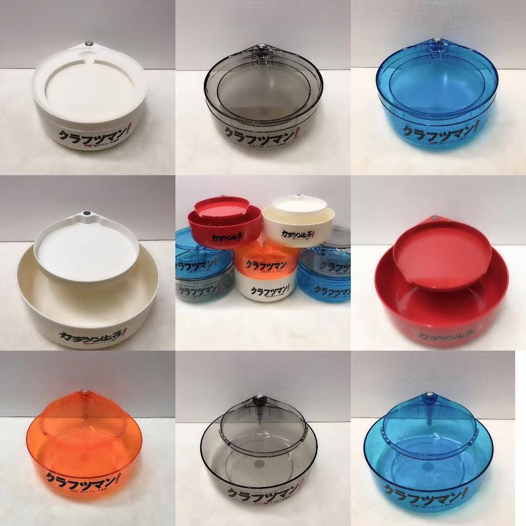 Rhino treasure new fishing open bait double-layer scattered gun basin dry salad bait basin black pit bait box generation transparent gray