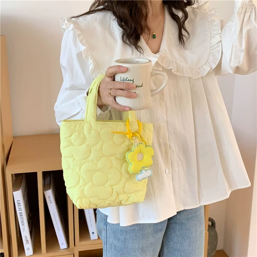 Брендовая милая портативная сумка, в цветочек