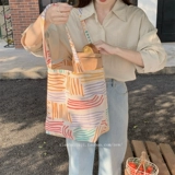 Брендовая вместительная и большая сумка на одно плечо, шоппер