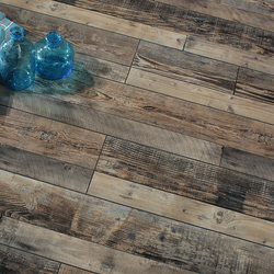 Laminate wood floor For Home homestay Bar Cafe Retro Stylish parquet old Scandinavian art 12mm