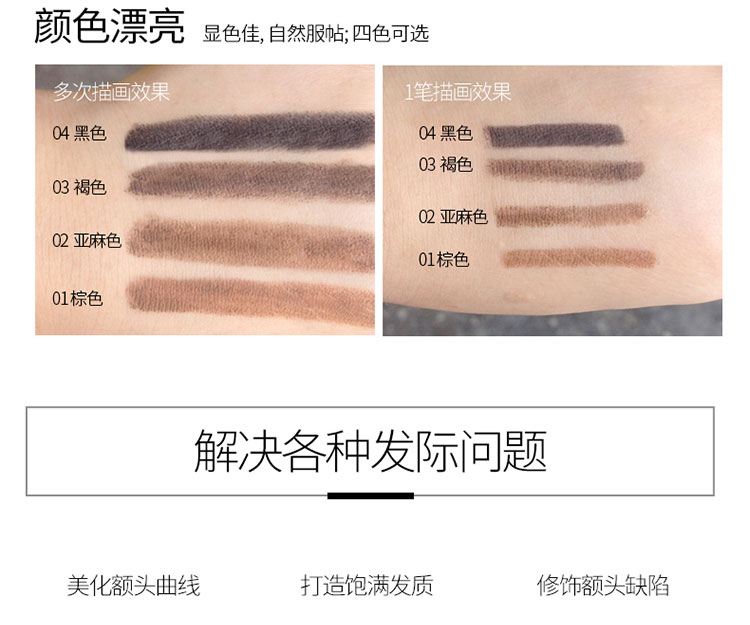 Chỉ có tiền để sửa đổi bột tóc để trang trải số lượng lớn bút điền vào chân tóc để bổ sung thanh năng lực sửa chữa bóng bột tạo tác tạo khối mặt