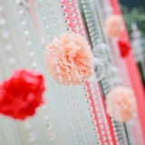 Прозрачная свадебная хрустальная бусина.