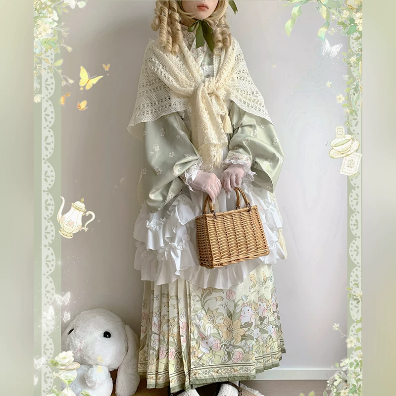 Подлинная флисовая шинель, демисезонная маска, стиль Lolita