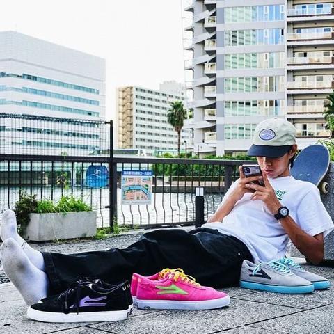 Large Size Special Clearance Sale Lakai Manchester Skateboard Shoes Leather Upper Breathable and Comfortable Dc