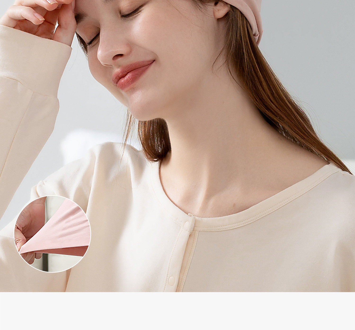 Postpartum Hat for Autumn and Winter, Thin, Windproof, Warm, Suitable for Pregnant and Postpartum Women, Large Head Circumference, Can Be Worn While — 8