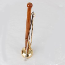 Taiwanese ritual instrument 5 cm diameter wooden handle pure copper chime thickened pure copper chime