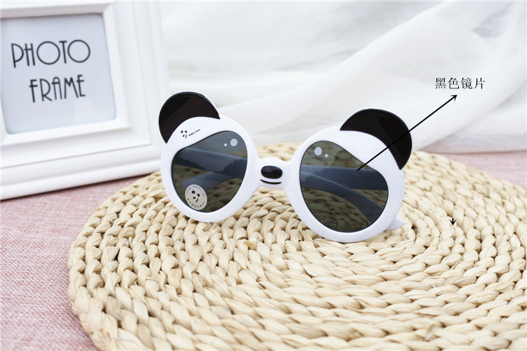 Kính râm dễ thương Panda Kính trẻ em Kính râm UV Kính hoạt hình dễ thương Kính du lịch Panda Kính râm tác dụng của kính râm