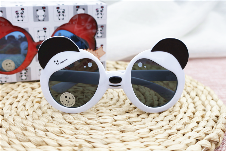 Kính râm dễ thương Panda Kính trẻ em Kính râm UV Kính hoạt hình dễ thương Kính du lịch Panda Kính râm tác dụng của kính râm