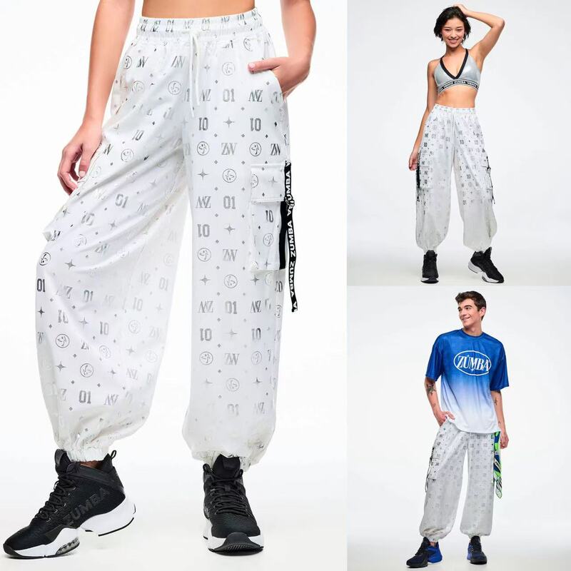 High-Quality In-Stock Street Series Zw Zun Series Cash-On-Delivery Dance Fitness Clothing for Groups, Loose-Fitting Quick-Drying Long Pants for Men and Women
