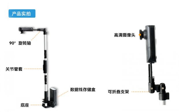 Dễ dàng hơn để bắn DE300 Gao Paiyi Tài khoản tương lai chứng khoán DE500 chuyên dụng quét máy ảnh gấp cầm tay