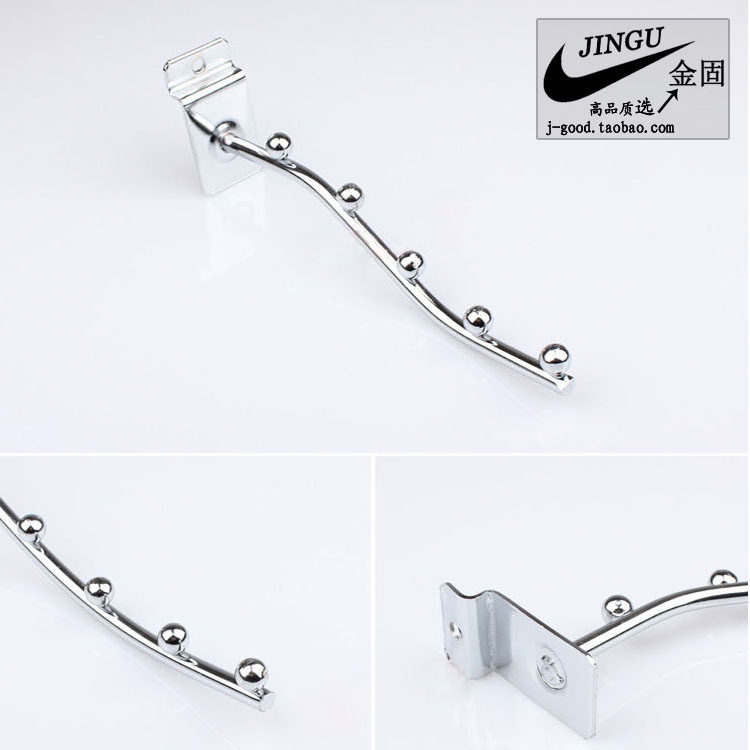 Slot plate hook universal plate 5 beads 7 beads clothing store underwear hook upper plate hook pit plate hook groove plate supermarket hook