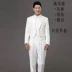 Tuxedo bốn mảnh nam ăn mặc phù hợp với nhạc trưởng ca sĩ chủ nhà trang phục biểu diễn sân khấu dịch vụ nam bộ vest nam thời trang Suit phù hợp