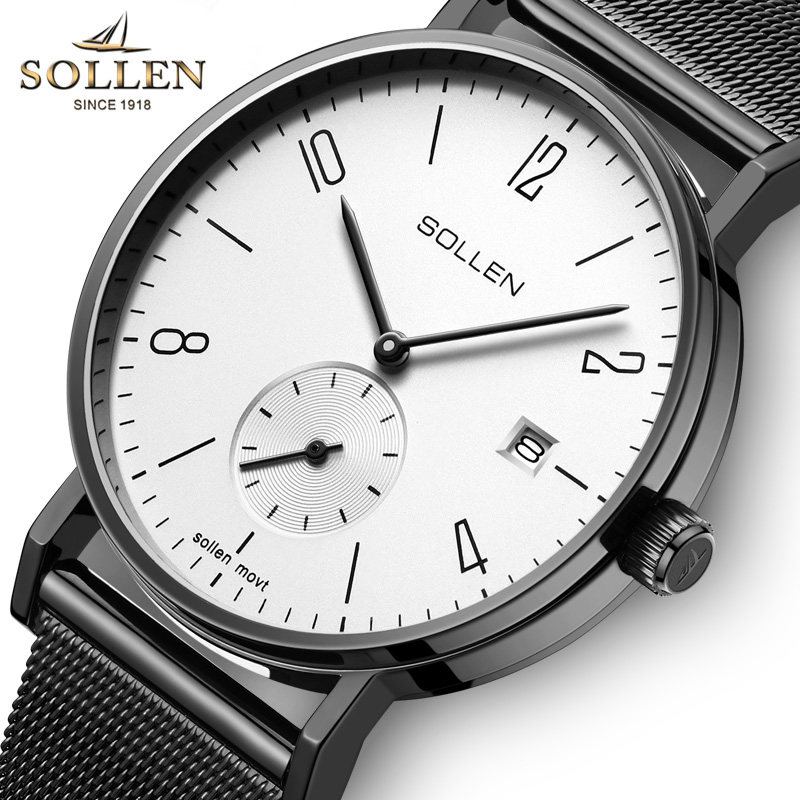 Seolan minimalist for men quartz watches fashion waterproof non-mechanical men's name designer 2021 new student electronic watches