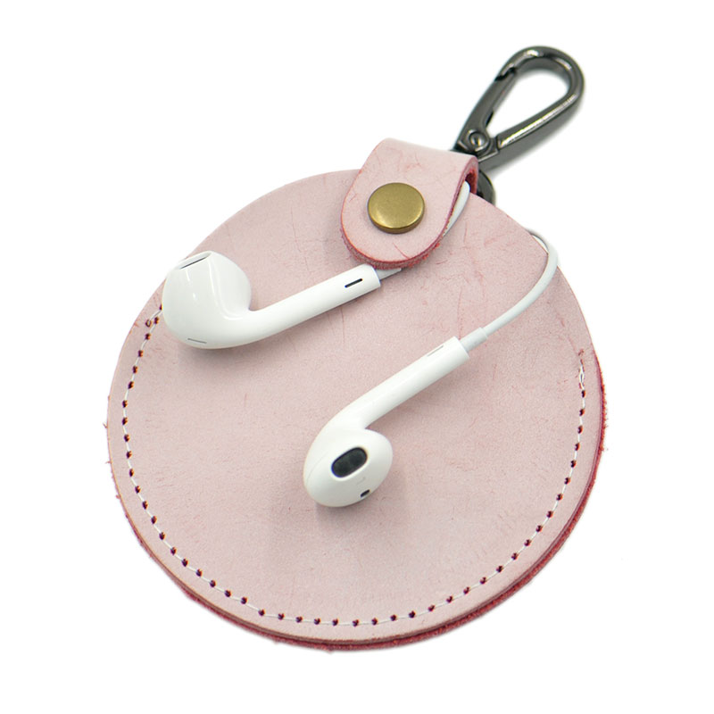 Creative Mini Tai nghe Túi lưu trữ cáp kỹ thuật số Túi da Bao da kỹ thuật số hoàn thiện Túi da - Lưu trữ cho sản phẩm kỹ thuật số đồ đựng tai nghe