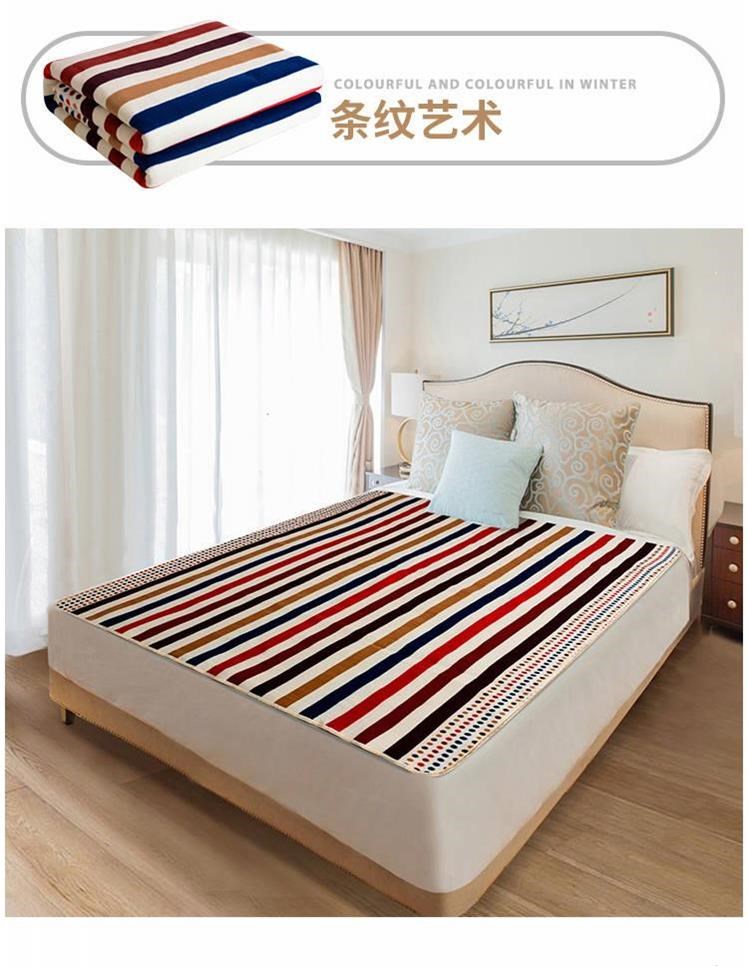 chăn điện đơn đôi kiểm soát kép điều chỉnh nhiệt tăng 1,8 m 2 không an toàn bức xạ thông minh timed ba giường điện - Chăn điện 2.374 ₫